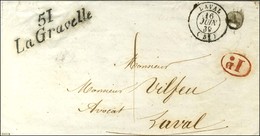 51 / La Gravelle Càd T 15 LAVAL (51) Décime Rural Taxe 1 Sur Lettre Adressée Localement. 1839. - SUP. - 1801-1848: Precursors XIX