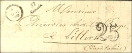 Cursive 57 / Somain (17 X 9,5). 1852. - SUP. - 1801-1848: Precursors XIX