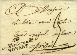 59 / Le Merlerault / NONANT Sur Lettre Avec Texte Daté 1826. - SUP. - 1801-1848: Precursors XIX