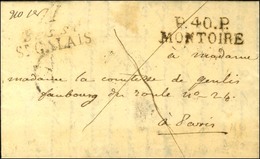 71 / Bessé / ST CALAIS + P. 40. P. / MONTOIRE Sur Lettre Avec Texte Daté De Courtenvaux 1828. - TB / SUP. - R. - 1801-1848: Precursors XIX