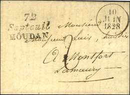 72 / Septeuil / HOUDAN Dateur A 1828. - TB / SUP. - R. - 1801-1848: Precursori XIX