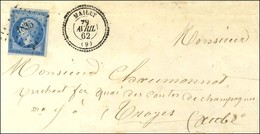 PC 1835 / N° 14 (filet Effleuré) Càd T 22 MAILLY (9). 1862. - TB / SUP. - Other & Unclassified