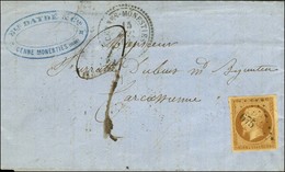 PC 675 / N° 13 Type II Càd T 22 CENNES-MONESTIES (10) Sur Lettre Insuffisamment Affranchie Pour Carcassonne Taxée 2. 186 - Other & Unclassified