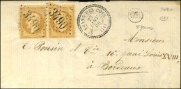 GC 3490 / N° 21 Paire Càd T 22 St AMANS-DES-COTS (11). 1866. - TB / SUP. - Sonstige & Ohne Zuordnung