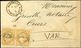 GC 6323 / N° 59 Paire Càd T 16 MARSEILLE / Ste MARGUERITE. 1873. - TB. - Altri & Non Classificati