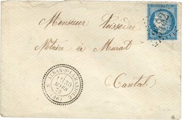 GC 3482 / N° 60 Càd T 24 ST ALBAN-S-LAMANIOLE (46). 1873. - SUP. - Other & Unclassified