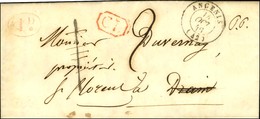 Càd T 15 ANCENIS (42) + CL Rouge, Taxe Tampon 1 Annulée Et Remplacée Par Taxe 2. 1846. - TB / SUP. - 1801-1848: Voorlopers XIX