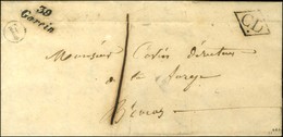 Cursive 39 / Garein + CD Sur Lettre Locale. 1847. - TB / SUP. - 1801-1848: Précurseurs XIX