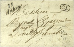 11 / Aubin + CL Sur Lettre Avec Texte Daté Du 11 Janvier 1831 Adressée Localement Taxée 1. - SUP. - 1801-1848: Voorlopers XIX