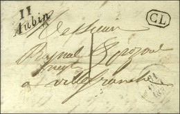 11 / Aubin + CL Sur Lettre Avec Texte Daté Du 11 Janvier 1831 Adressée Localement Taxée 1. - SUP. - 1801-1848: Vorläufer XIX