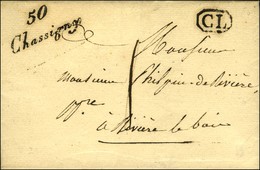 50 / Chassigny + CL Sur Lettre Avec Texte Daté Du 29 Septembre 1830 Adressée Localement Taxée 1. - SUP. - 1801-1848: Precursores XIX