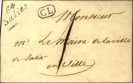 64 / Salies + CL Sur Lettre Avec Texte Daté Du 30 Décembre 1830 Adressée Localement Taxée 1. - SUP. - 1801-1848: Precursors XIX