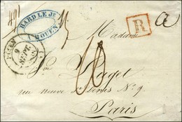 Càd T 14 ROUEN (74) Sur Lettre Recommandée Pour Paris. Au Recto, R Rouge Et Taxe 10. 1838. - TB. - 1801-1848: Precursori XIX