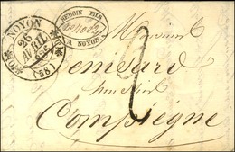 Càd T 11 NOYON (58) Taxe Tampon 2 (FL). 1836. - SUP. - 1801-1848: Precursors XIX