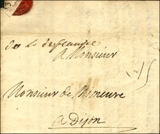 '' De L De Flandre '' Sur Lettre Avec Texte Daté '' Au Camp De Duisbourg Le 28 Août 1705 ''. - TB. - R. - Bolli Militari (ante 1900)