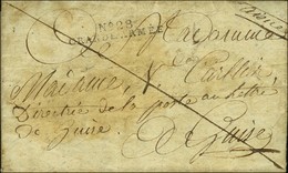 N° 28 / GRANDE ARMEE Sur Lettre Avec Très Bon Texte Daté Bivouac Devant Sterbourg Le 5 Mai 1813 Pour Guise. - TB / SUP.  - Sellos De La Armada (antes De 1900)