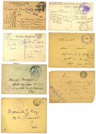 Lot De 140 Lettres Diverses De La Guerre De 14. - TB. - Guerra Del 1914-18