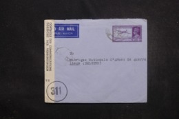 INDE - Aérogramme Pour La Belgique En 1945 Avec Contrôle Postal - L 45476 - 1936-47 King George VI