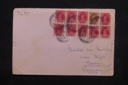 INDE - Enveloppe De Shahibag Pour L'Allemagne En 1938 Par Avion, Affranchissement Plaisant - 45483 - 1936-47 Koning George VI