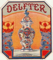 étiquette De Cigare Neuve Delfter Faience De Delft - Etichette