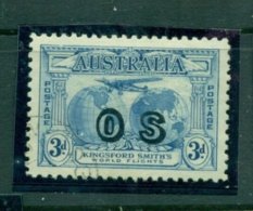 Australien, Flugzeug über Weltkugel, Aufdruck O, S., Nr. 2 Gestempelt - Used Stamps