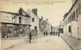 60 Senlis Guerre 1914/18 Incendie Par Les Allemands Garage De Bicyclettes Articles Militaires  Cycliste - Senlis