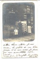 CARTE PHOTO  - Magasin épicerie - Vins à LYON - Avec Adresse - Negozi