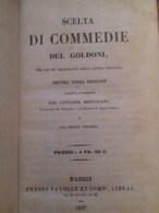 Scelta Di Commedie Del GOLDONI Fayolle 1837 - Libri Antichi