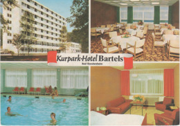 AK Bad Gandersheim Kurpark Hotel Bartels A Seesen Einbeck Northeim Briefmarke Deutsche Bundespost Berlin Große Neugierde - Bad Gandersheim