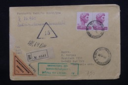 ITALIE - Enveloppe En Recommandé De Casalecchio Pour L 'Allemagne En 1978, Affranchissement Plaisant - 45553 - 1971-80: Storia Postale