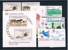 Vereinte Nationen - Genf 1985 Kompletter Jahrgang ** - Collections, Lots & Series