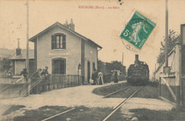 A P 276- C P A -   FOURGES  (27)   LA GARE - Fourges