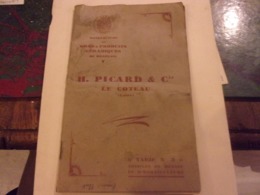 Rare Catalogue H Picard Cie Le Coteau Loire  Gres  Ceramiques Du Roannais 36 Pages Illustres - Autres