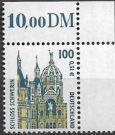 2001 Allem. Fed. Deutschland   Mi. 2156 **MNH EOR  Sehenswürdigkeiten   Schloss Schwerin - Unused Stamps