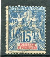 SAINT-PIERRE ET MIQUELON  N°  64  (Y&T)  (Oblitéré) - Usados