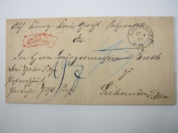 1869 , SALZWEDEL , Seltener Auslagenbrief Mit Inhalt - Briefe U. Dokumente