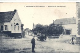 2020 - PAS DE CALAIS - 62 - CROISILLES - Avant Guerre 14 - Abreuvoir Et Rue Du Pont - Croisilles