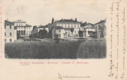 Delcampe - VERDERIO SUPERIORE - BRIANZA - PIAZZA S.AMBROGIO - Lecco