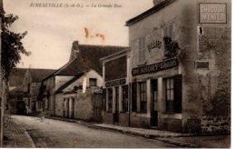 Cpa Jumeauville La Grande Rue - Autres & Non Classés