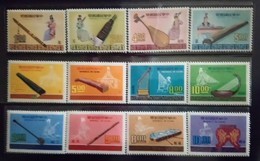 Taiwan 1969-1977 Complete Sets Of  Music Series Stamps Costume Instrument - Verzamelingen & Reeksen