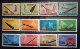 Taiwan 1969-1977 Complete Sets Of  Music Series Stamps Costume Instrument - Colecciones & Series