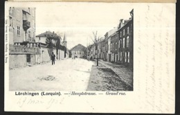 Lorquin  Hauptstrasse ( Rue Principale )  CPA 1902 - Lorquin