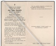 JAN PETER VAN LINDT ° OVERPELT 1883 + 1956 / EMMA SCHOUTEDEN - Imágenes Religiosas