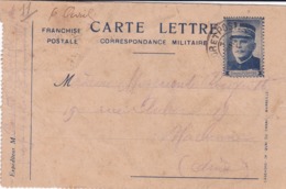 Carte Lettre Général Joffre Oblitérée - Tarjetas Cartas