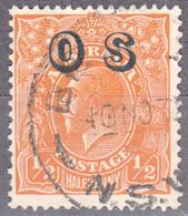 AUSTRALIA   SCOTT NO. 06  USED   1932 - Dienstmarken
