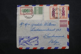 CONGO BELGE - Enveloppe De Jadotville Pour La Belgique En 1951 , Affranchissement Plaisant - L 45592 - Brieven En Documenten