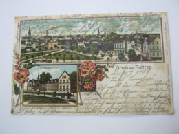 BOTTROP, Seltene Karte Um 1904 Mit Marke + Stempel - Bottrop