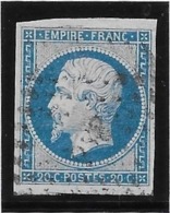 France N°14A - Type I - TB - 1853-1860 Napoléon III.