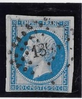 France N°14A - Type I - TB - 1853-1860 Napoleon III