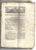 Livret Complet Lettres Patentes Du Roi Louis XVI Concernant La Constitution Des Assemblées 14 Décembre 1789 -14 Pages - Documents Historiques